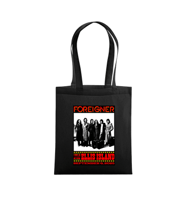 Black Printed Bag Front