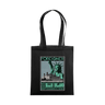 Black Printed Bag Front
