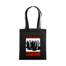 Black Printed Bag Front