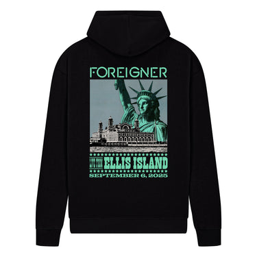 Foreigner: Live At Ellis Island Event - Black Hoodie